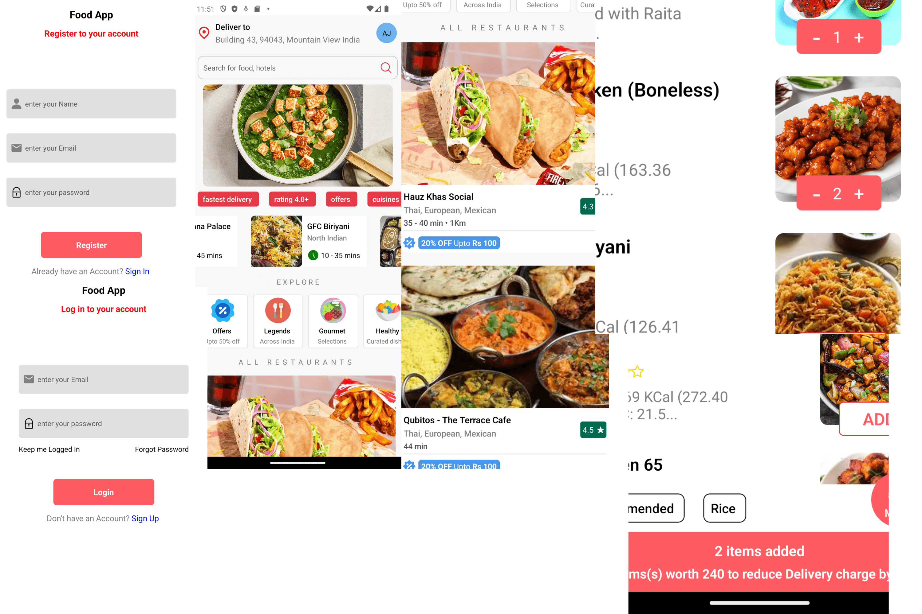 Full stack Food Ordering Mobile App IOS/Android